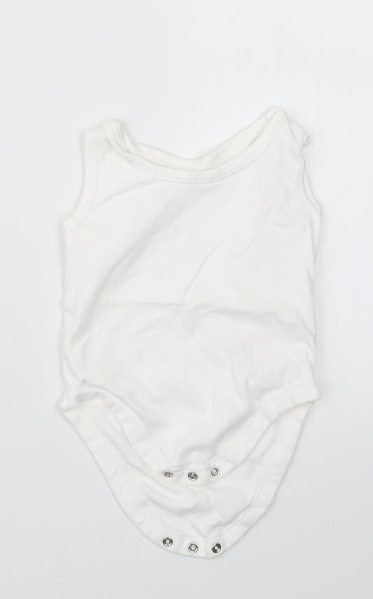 Mothercare Baby White   Babygrow One-Piece Size 12-18 Months