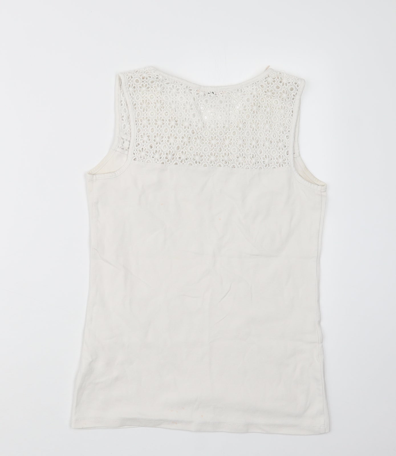 TU Womens White   Basic T-Shirt Size 12