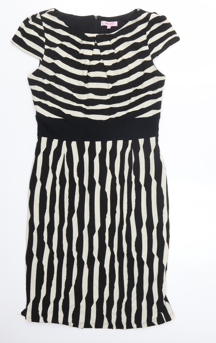 Per Una Womens Black   Shirt Dress  Size 12
