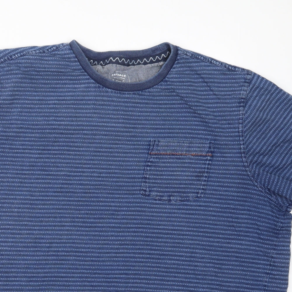 Fat Face Mens Blue    T-Shirt Size XL