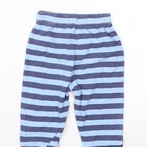 George Boys Blue Striped  Capri Pyjama Pants Size 6-9 Months