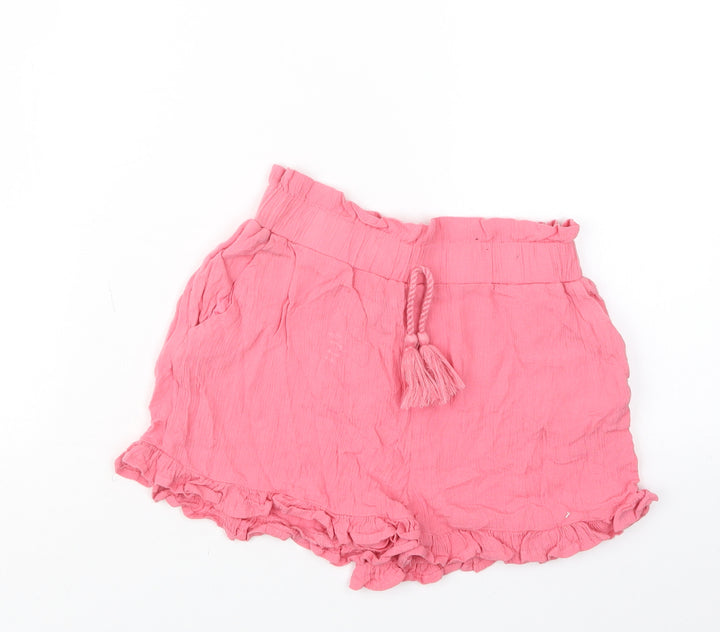 TU Girls Pink   Boyfriend Shorts Size 7 Years