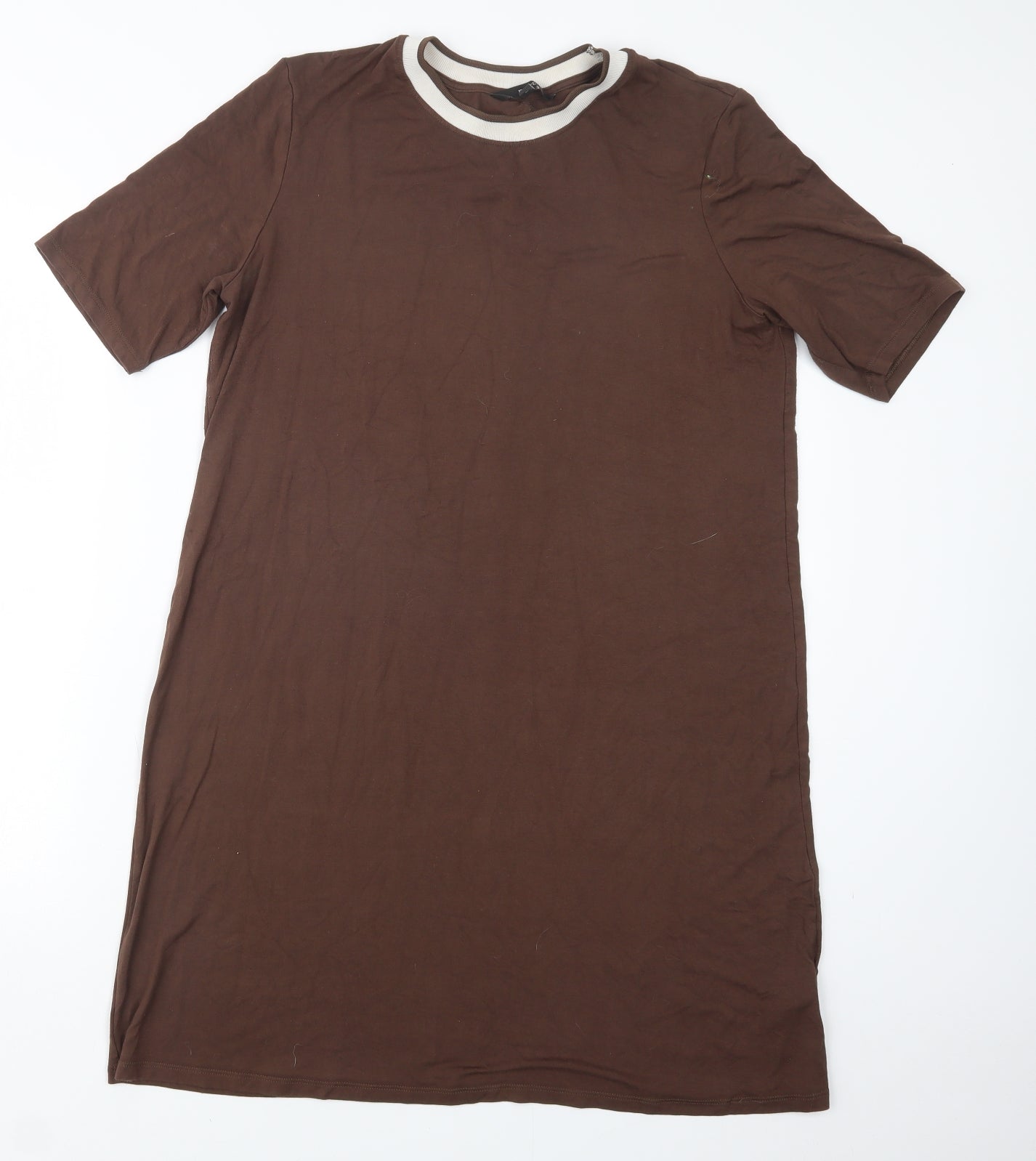 NEXT Womens Brown   T-Shirt Dress  Size 14