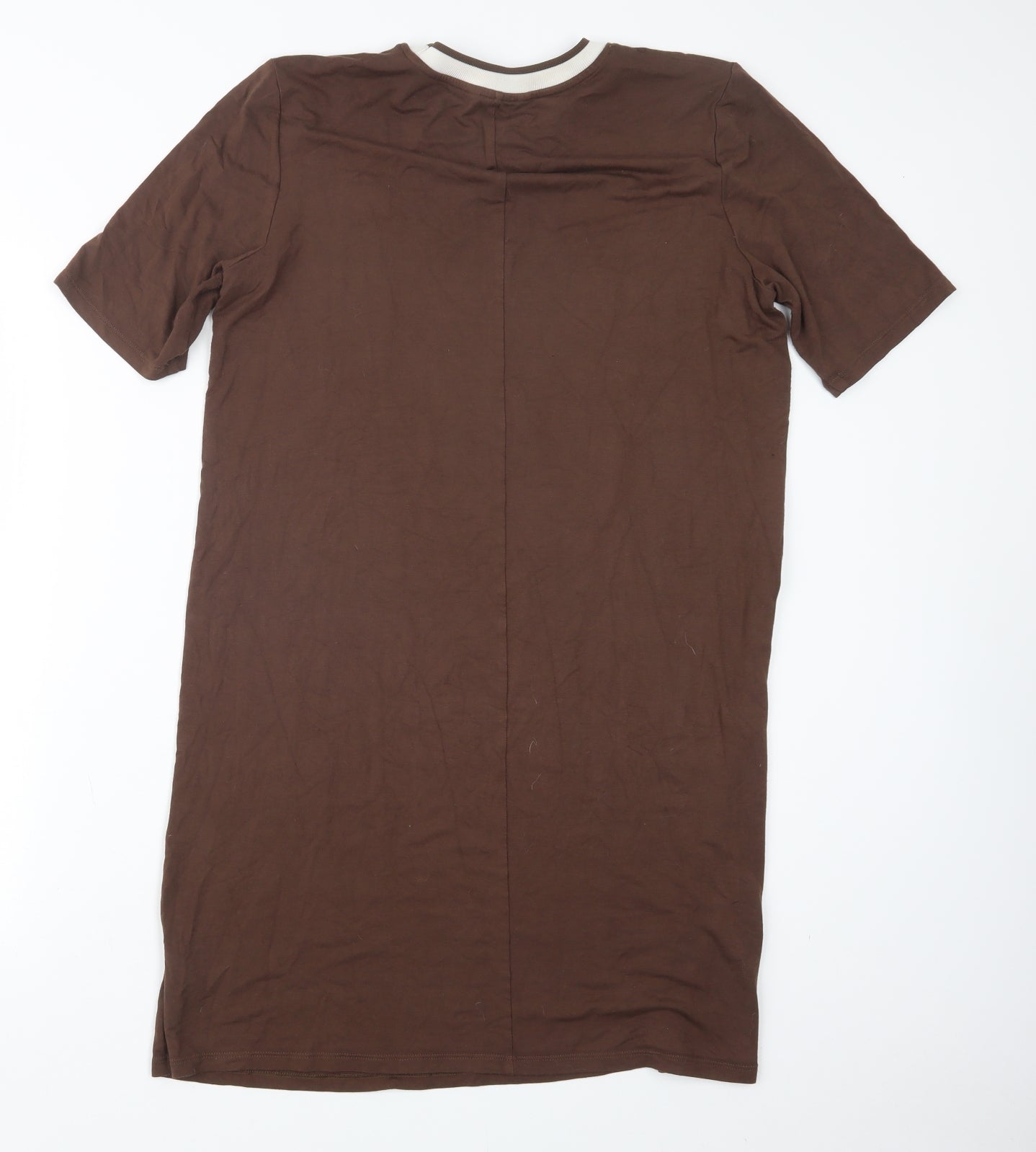 NEXT Womens Brown   T-Shirt Dress  Size 14