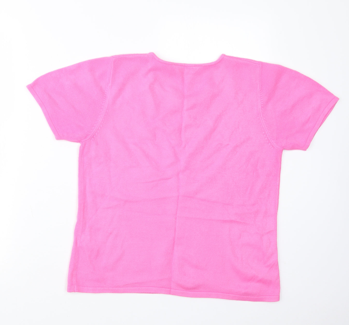 Dorothy Perkins Womens Pink  Knit Pullover Jumper Size 14