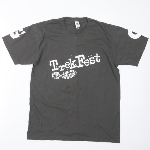 Fruit of the Loom Mens Brown    T-Shirt Size M
