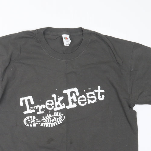 Fruit of the Loom Mens Brown    T-Shirt Size M