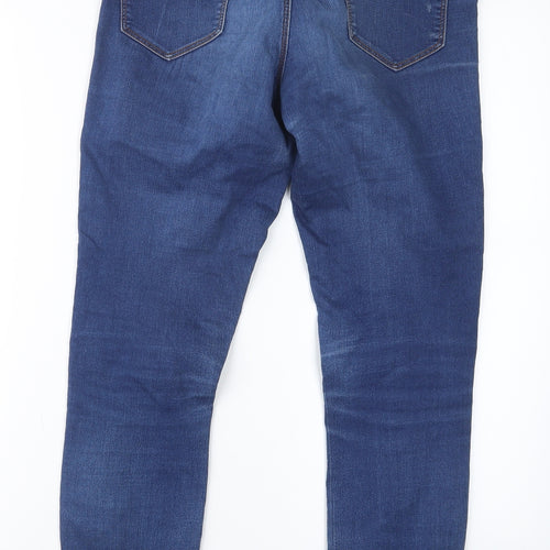 George Womens Blue  Denim Jegging Jeans Size 10 L28 in