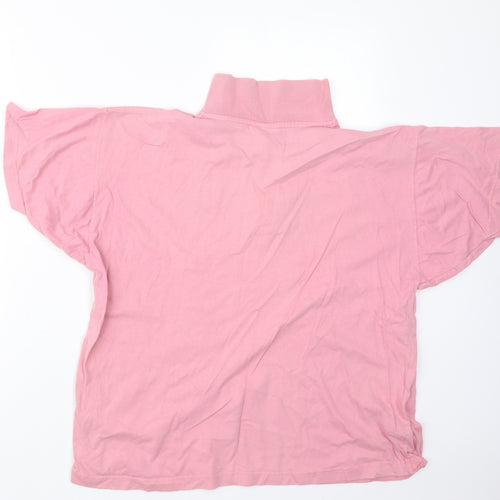 Compliments Mens Pink    Polo Size L