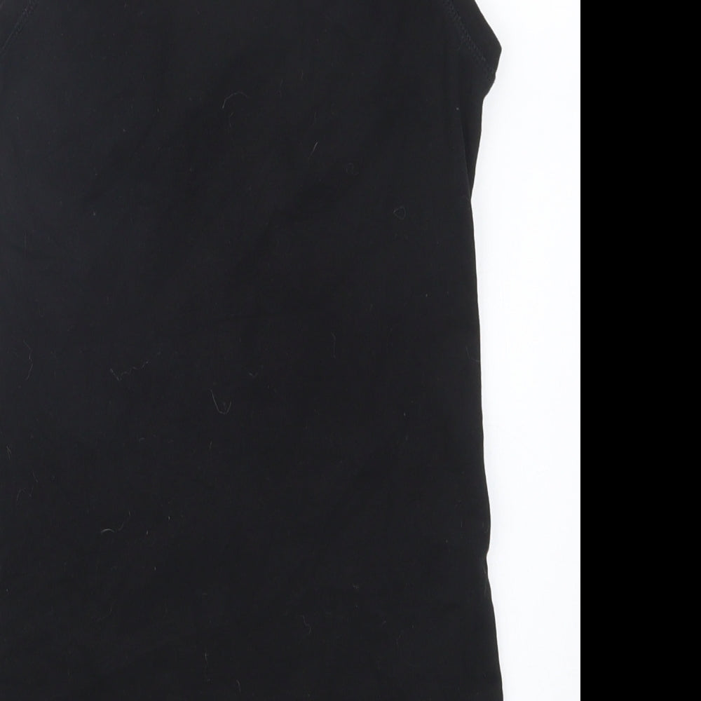 Nutmeg Womens Black   Basic Tank Size 8