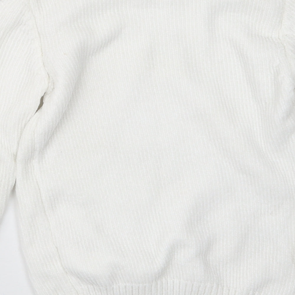Primark Girls White   Pullover Jumper Size 9-10 Years  - Christmas