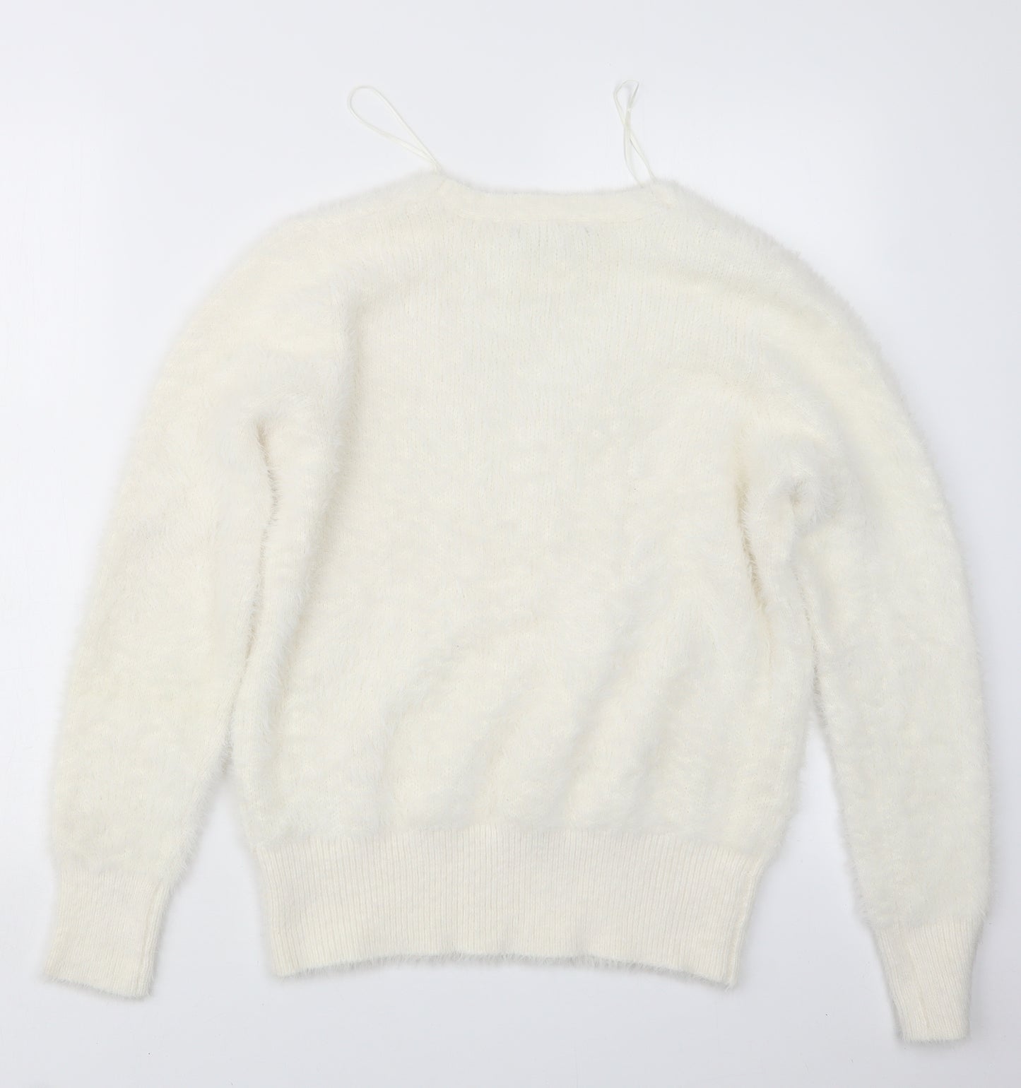 Marks and Spencer Womens Ivory   Pullover Jumper Size M