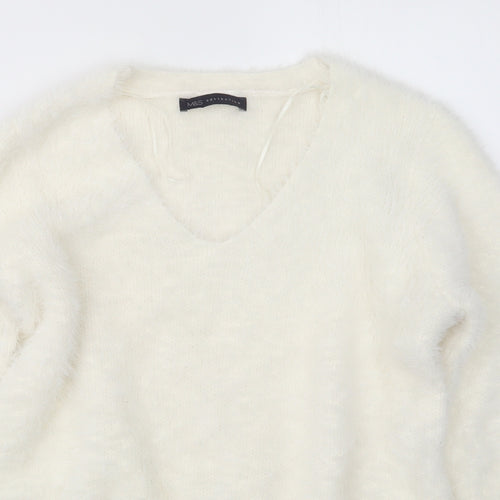 Marks and Spencer Womens Ivory   Pullover Jumper Size M