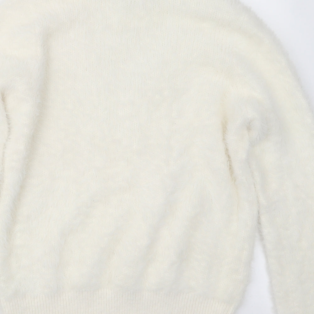 Marks and Spencer Womens Ivory   Pullover Jumper Size M