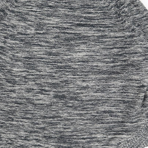 Originals Knitwear Womens Grey Herringbone  Pullover Jumper Size M