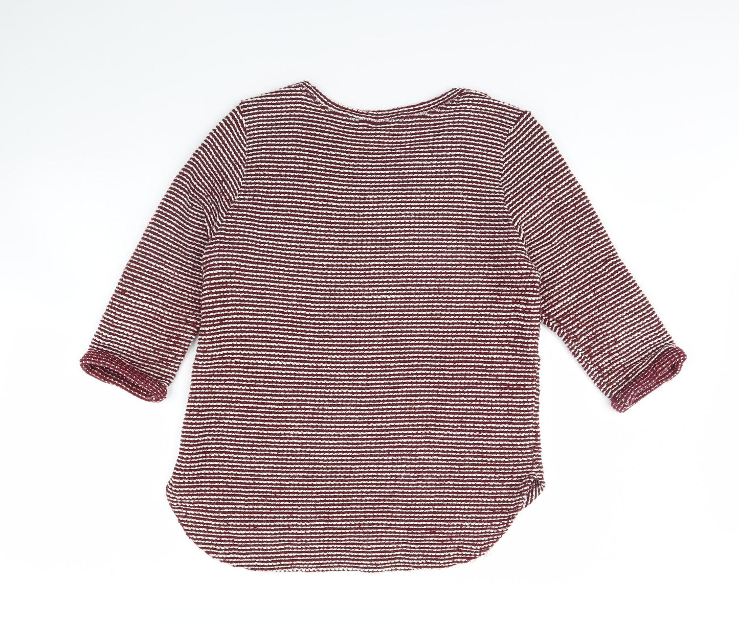 H&M Womens Red Herringbone  Pullover Jumper Size M