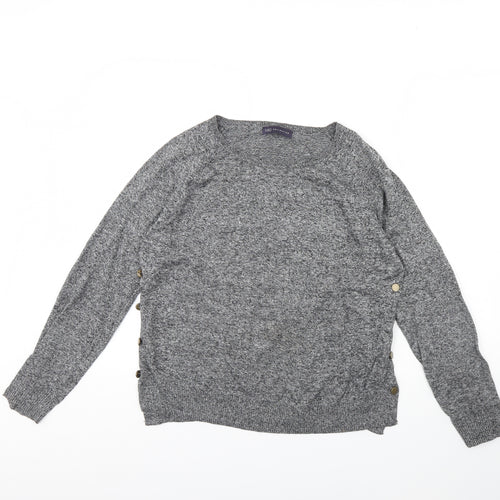 M&s Womens Grey   Pullover Jumper Size 12