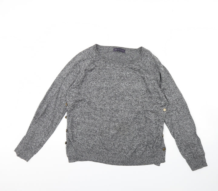 M&s Womens Grey   Pullover Jumper Size 12