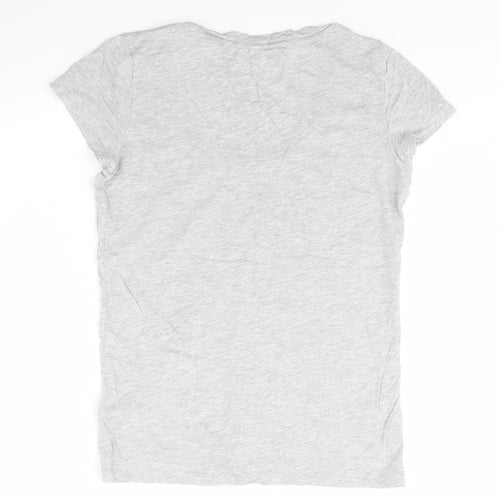 H&M Womens Grey   Basic T-Shirt Size S