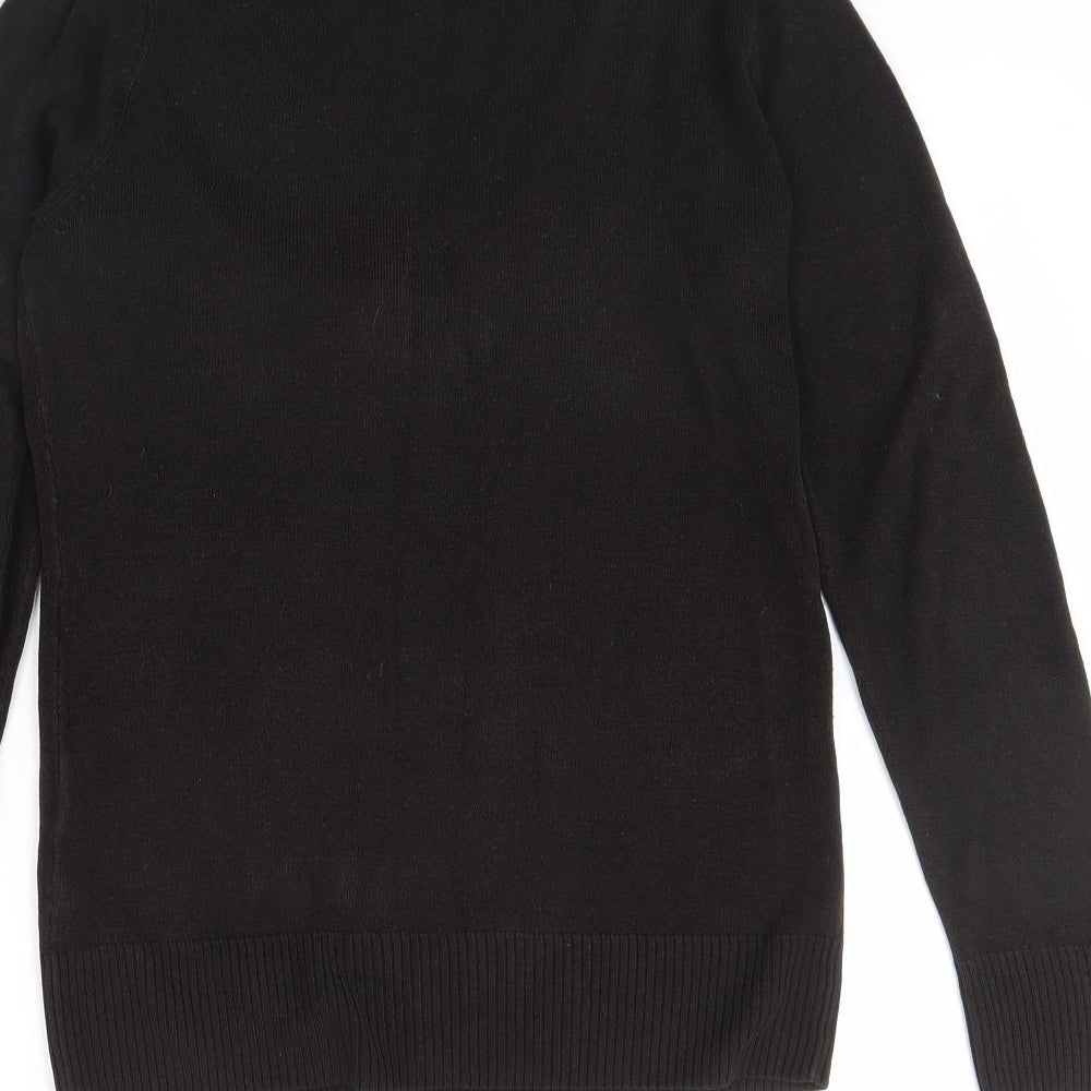 H&M Womens Black   Pullover Jumper Size M
