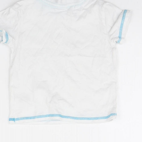 Disney Baby White   Basic T-Shirt Size 12 Months