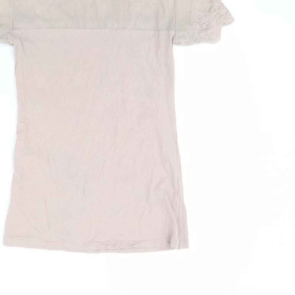H&M Womens Pink   Basic T-Shirt Size S