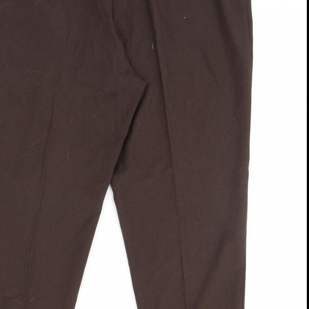 Essentials Womens Brown   Trousers  Size 20 L26 in