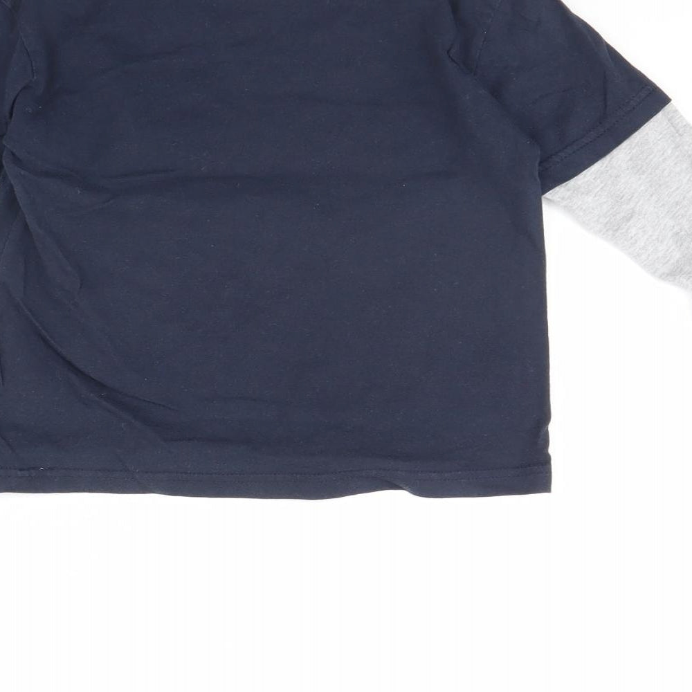 Urban dept Boys Blue   Basic T-Shirt Size 4 Years  - Tractor