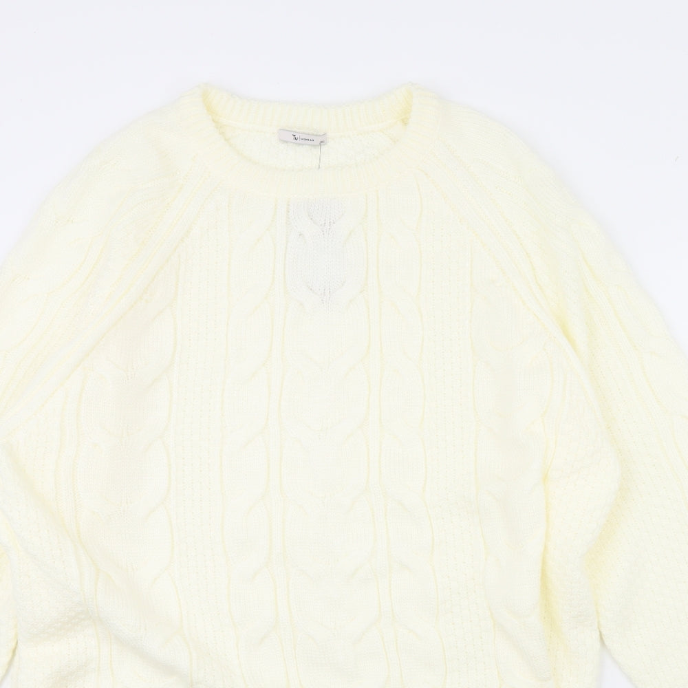 TU Womens Ivory   Jumper Dress  Size XL