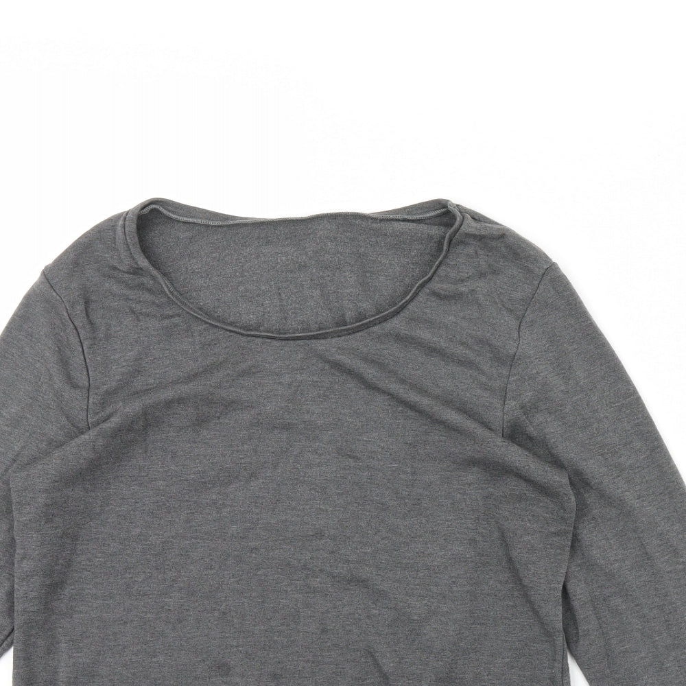Heatgen Womens Grey   Basic T-Shirt Size 20