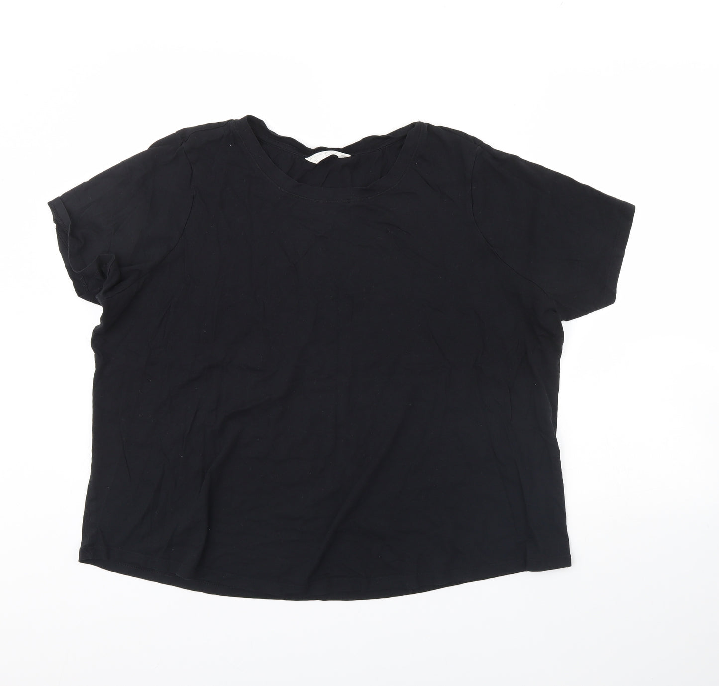 Duvet days Womens Black Solid  Cami Pyjama Top Size 22
