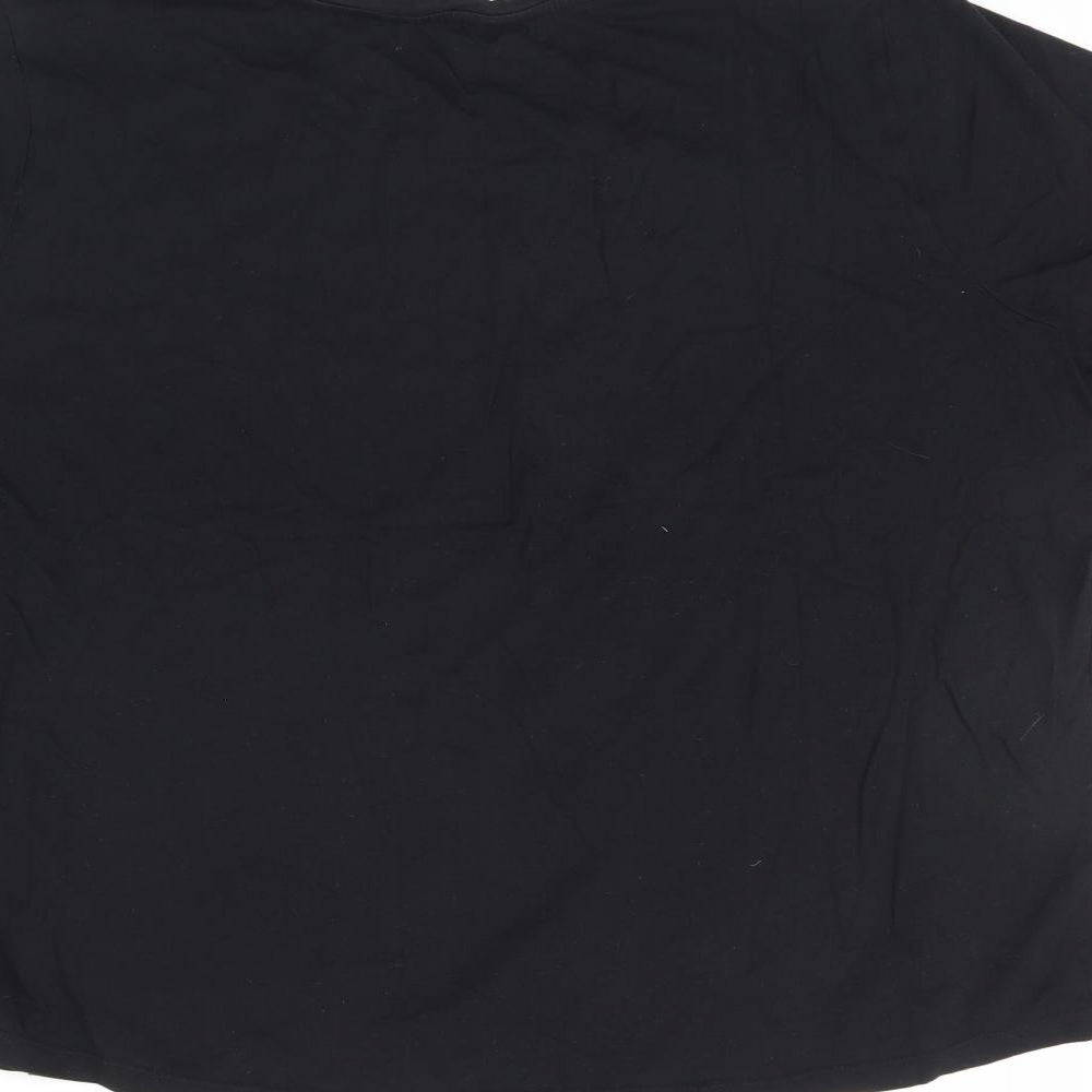 Duvet days Womens Black Solid  Cami Pyjama Top Size 22
