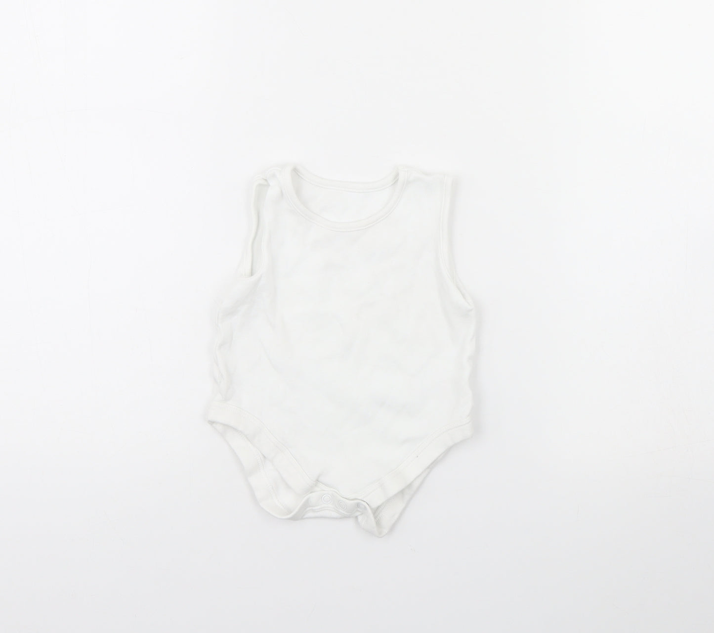 George Baby White   Babygrow One-Piece Size 18 Months
