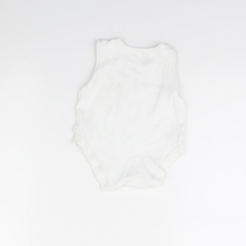 George Baby White   Babygrow One-Piece Size 18 Months