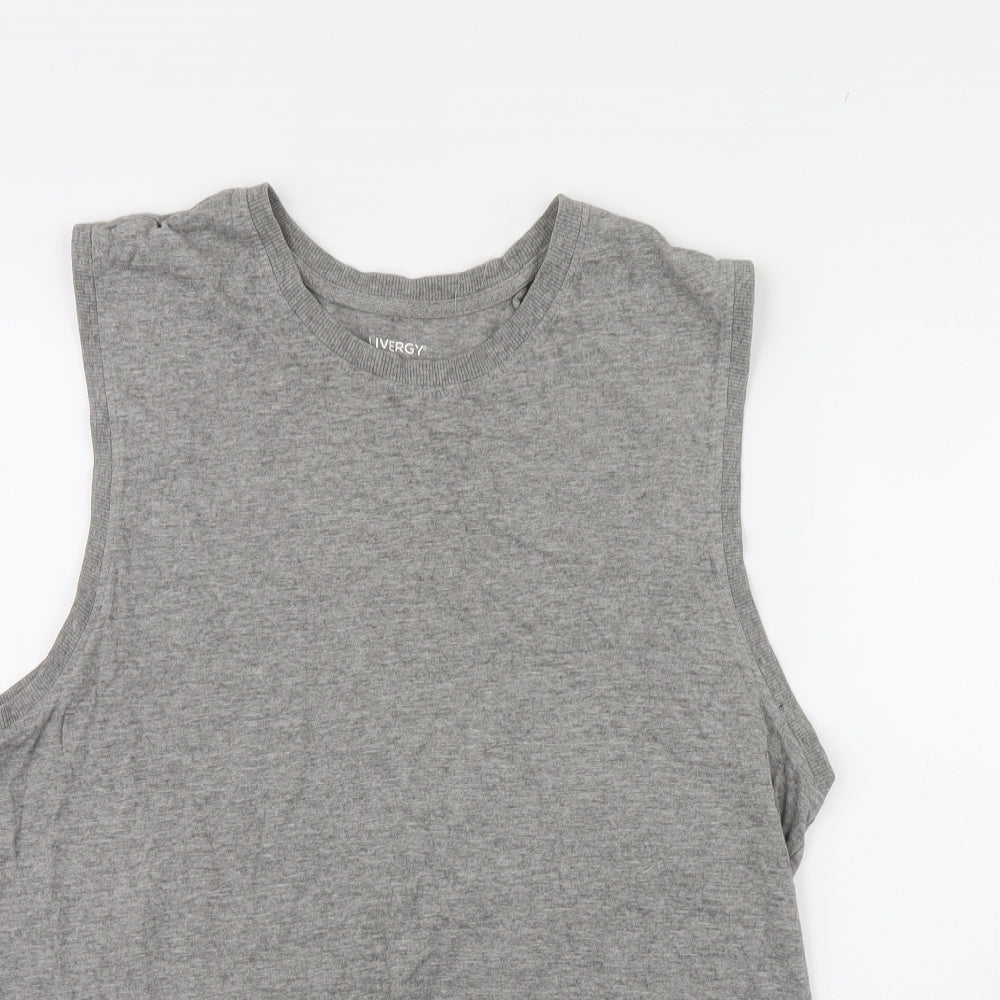 Livergy Mens Grey    T-Shirt Size L