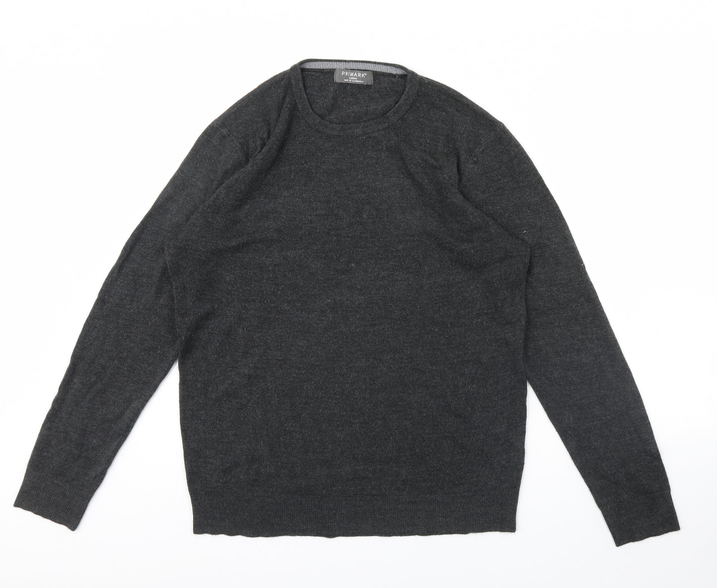 Primark Mens Grey   Pullover Jumper Size L