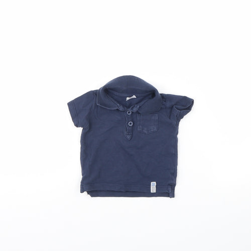 F&F Baby Blue   Basic Polo Size 3-6 Months