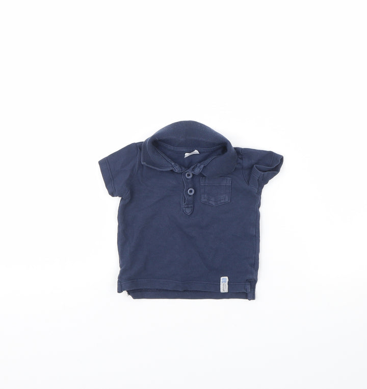 F&F Baby Blue Basic Polo Size 3-6 Months