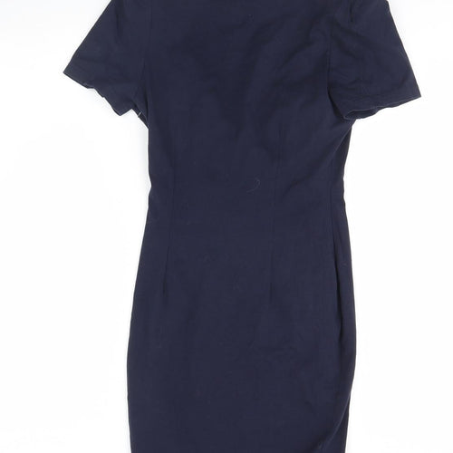 AX Paris Womens Blue   Bodycon  Size 10  - Shoulder Pads