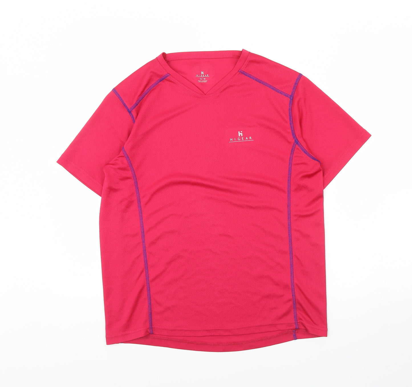 Higear Womens Pink   Basic T-Shirt Size 10