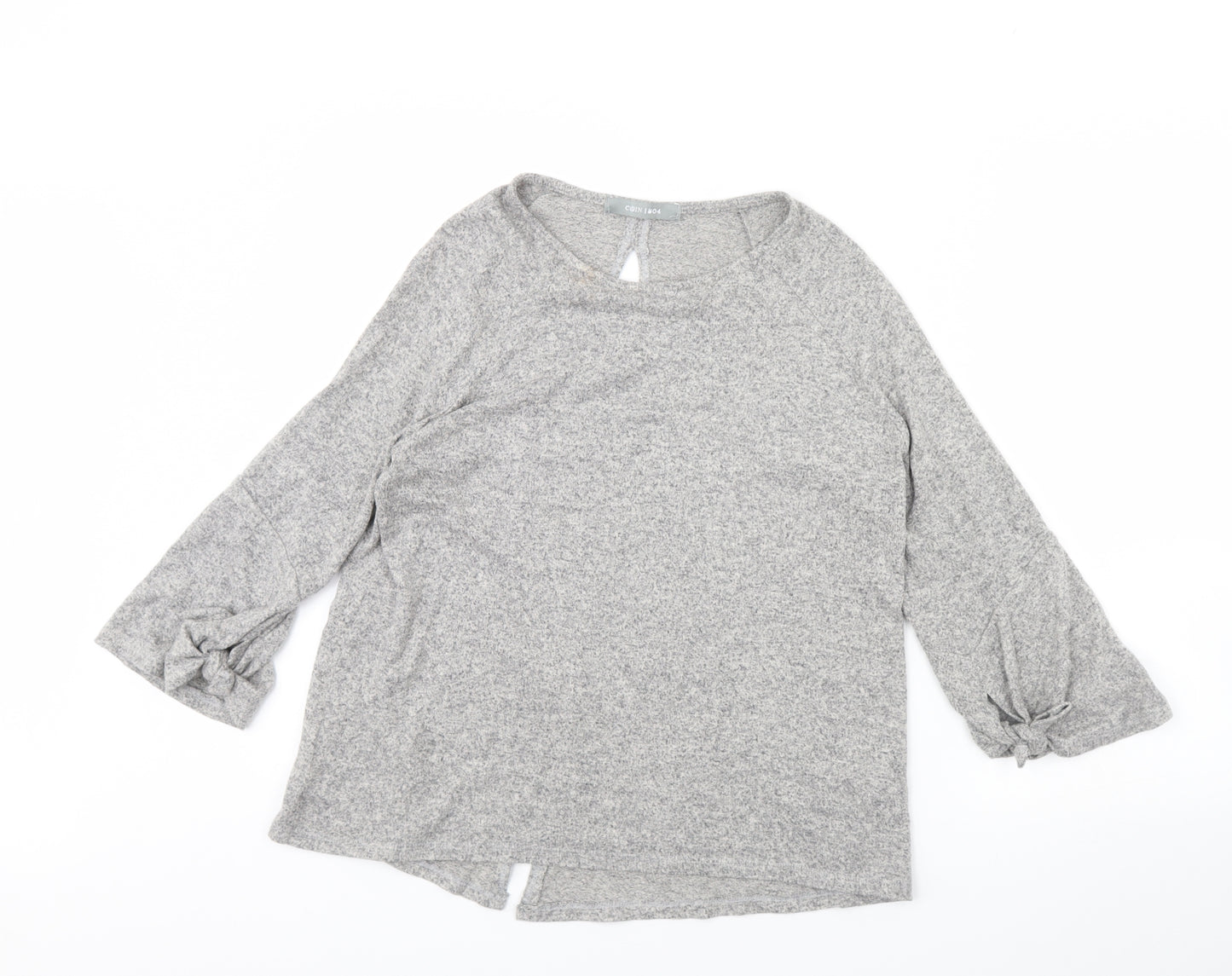 Coin  Womens Grey   Pullover Jumper Size L