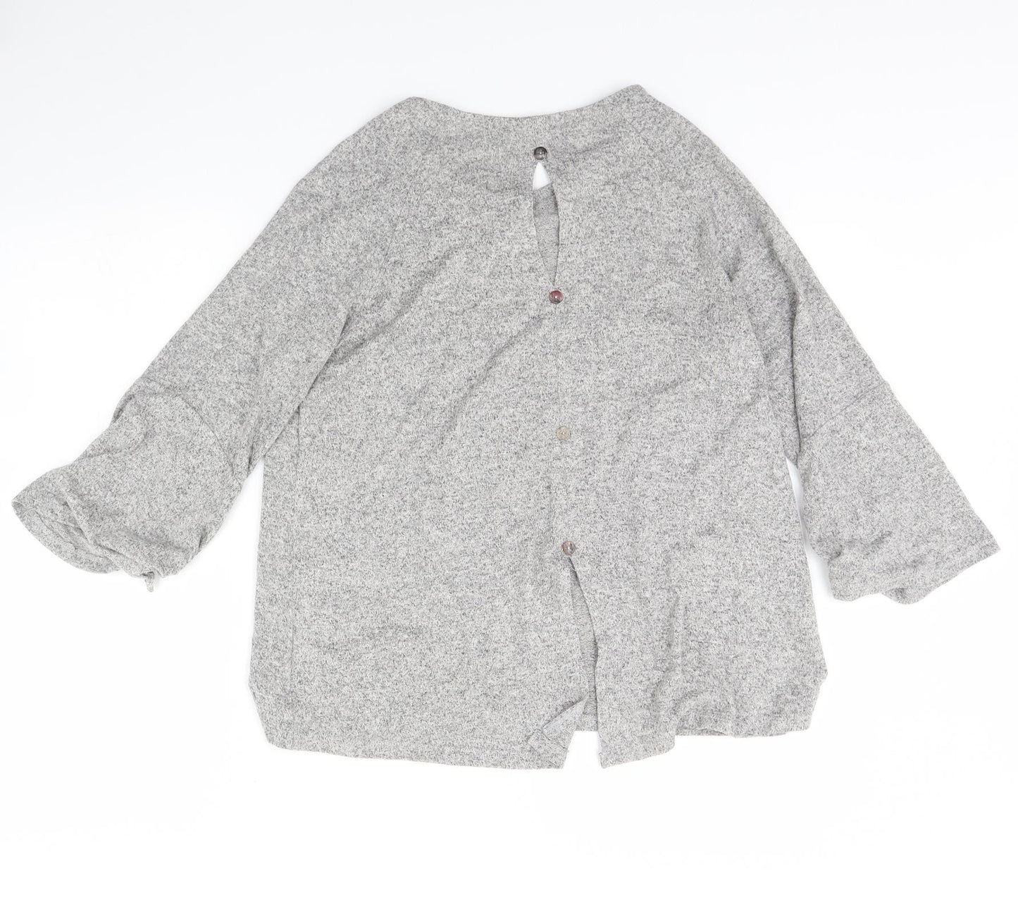 Coin  Womens Grey   Pullover Jumper Size L
