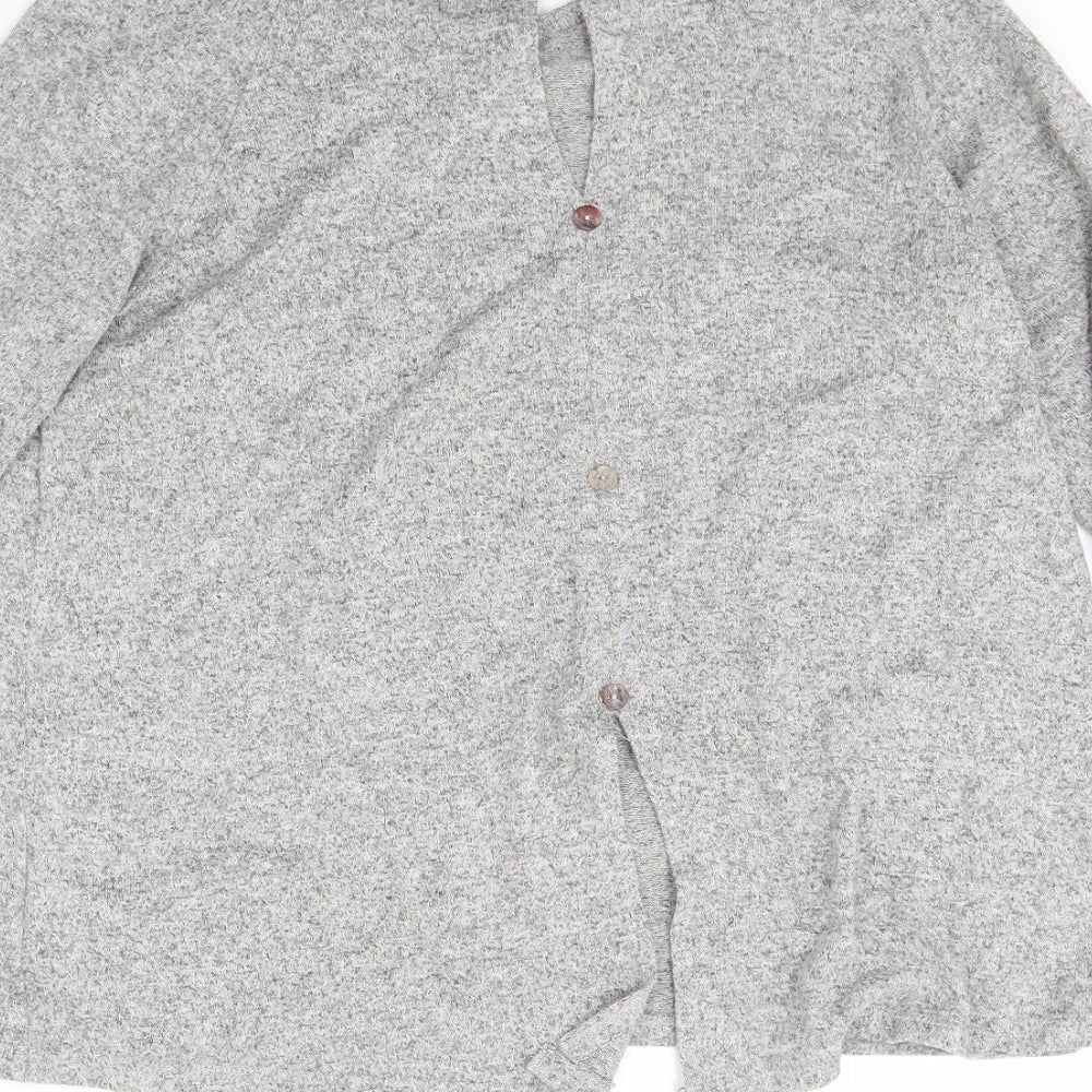 Coin  Womens Grey   Pullover Jumper Size L