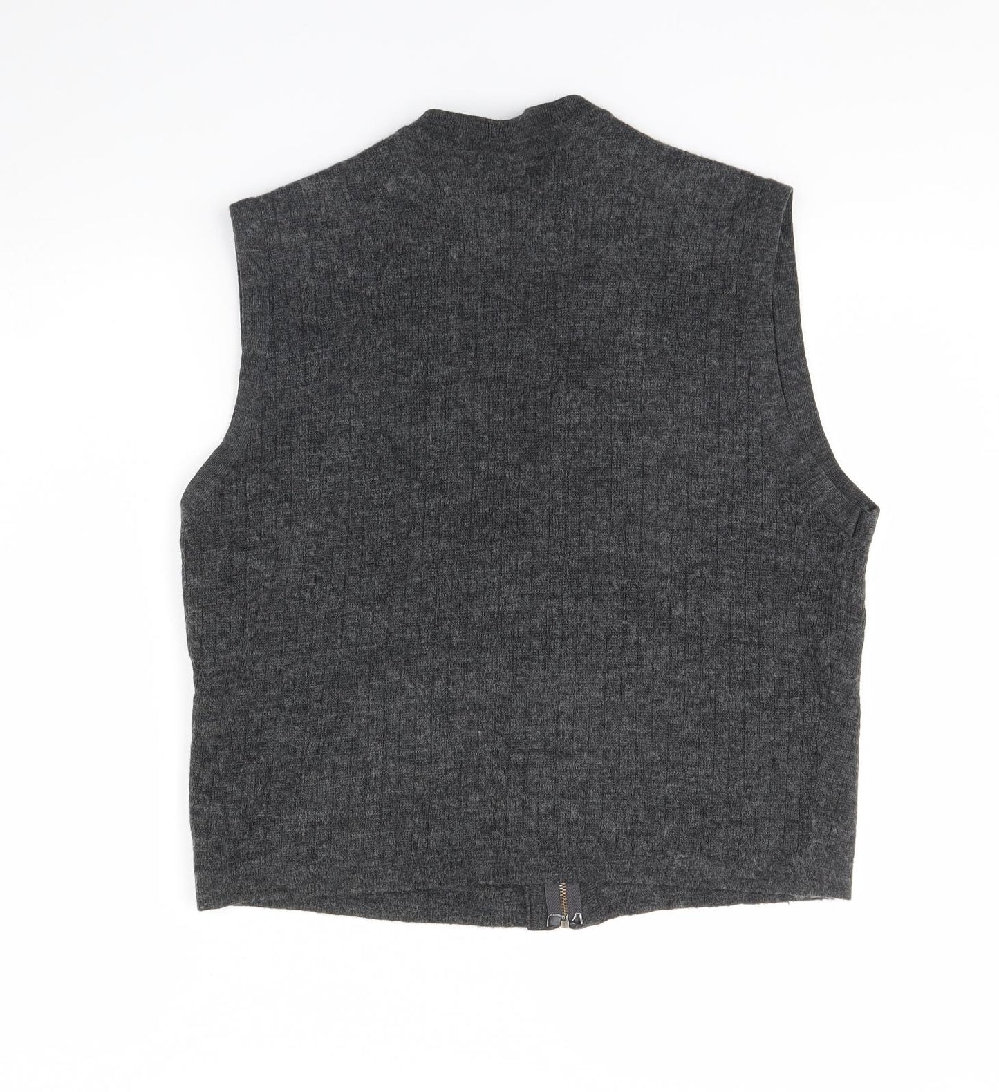 Detail Mens Grey   Gilet Coat Size M