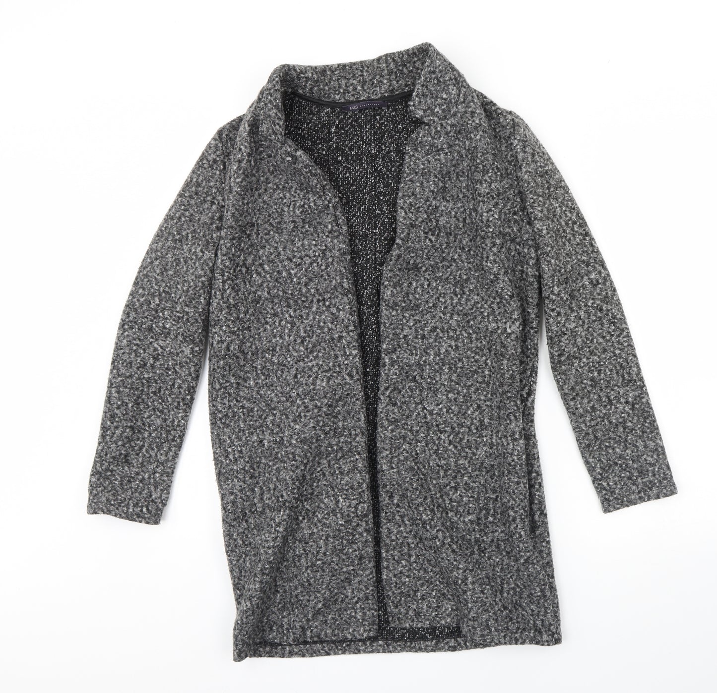 M&s Womens Black   Jacket  Size 8
