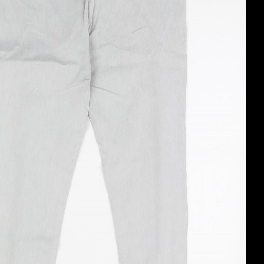 George Womens Grey  Denim Skinny Jeans Size 20 L30 in