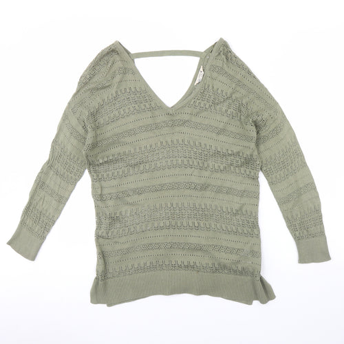 M&Co Womens Green   Pullover Jumper Size 12