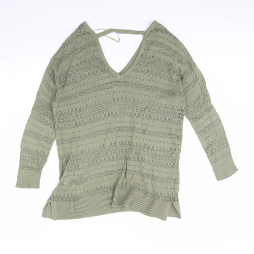 M&Co Womens Green   Pullover Jumper Size 12