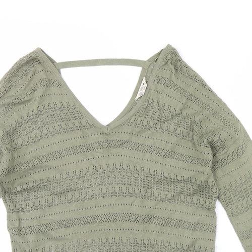 M&Co Womens Green   Pullover Jumper Size 12