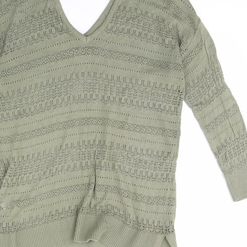 M&Co Womens Green   Pullover Jumper Size 12